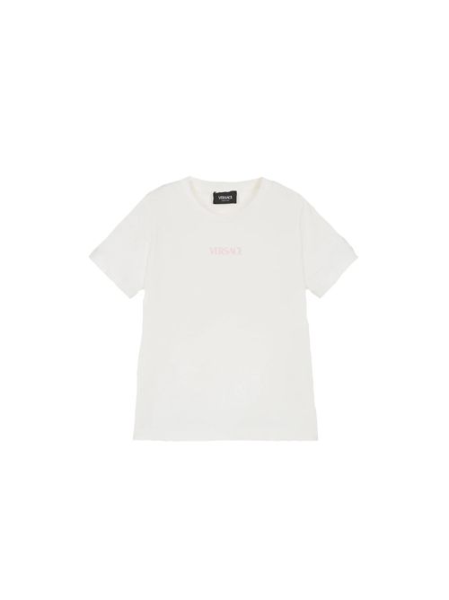 T-shirt, bambina, logata. VERSACE | 1018342 1A172356WK10